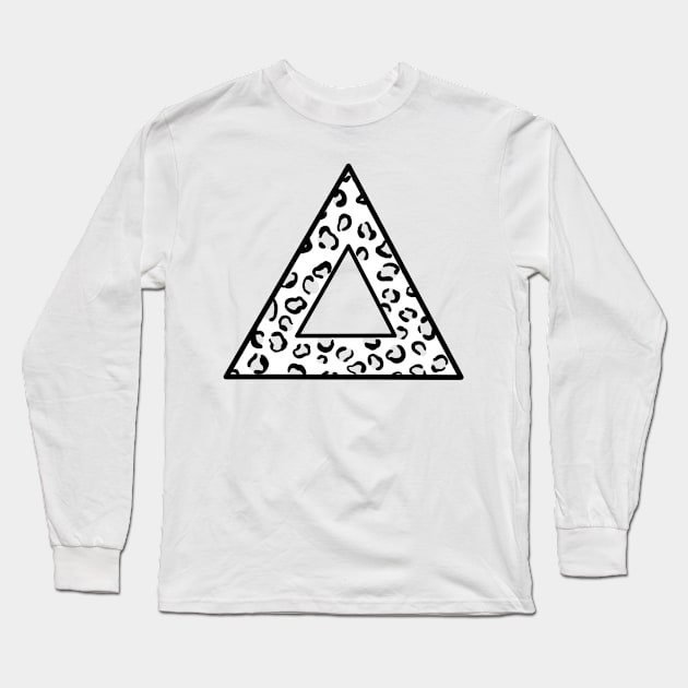 cheetah print “delta” Long Sleeve T-Shirt by cnaukam